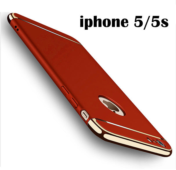 For iphone 5/ 5S/ SE - 3-in-1 SHOCKPROOF Dual Layer Thin Back Cover Case For iphone 5 / 5S / SE