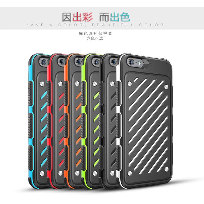 iphone 6 / 6s Hybrid Anti-Knock 360 Degree Armor 3D Carved Spider Protector Shell Slim Armor Shock Proof Skin Back Case Cover For iphone 6 / 6s (4.7)