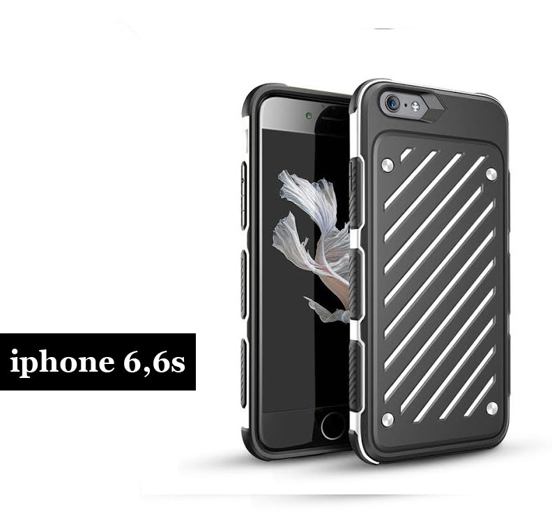 iphone 6 / 6s Hybrid Anti-Knock 360 Degree Armor 3D Carved Spider Protector Shell Slim Armor Shock Proof Skin Back Case Cover For iphone 6 / 6s (4.7)
