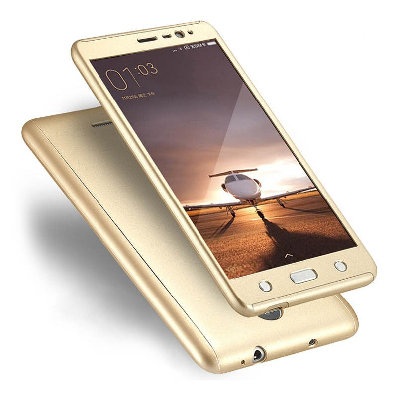 iPaky 360° Full Protection Front & Back Case Cover For Xiaomi Redmi Mi 3S Prime