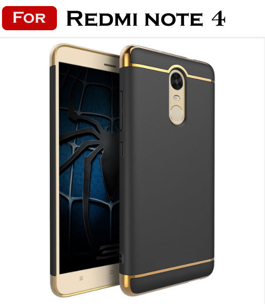 For Xiaomi Redmi Note 3-in-1 SHOCKPROOF* Dual Layer Thin Back Cover Case [as per Indian Redmi Note Model