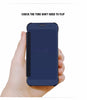 SAMSUNG GALAXY A7 (2017) -  New Luxury Smart Semi Clear View Mirror Flip Cover For SAMSUNG GALAXY A7 (2017)